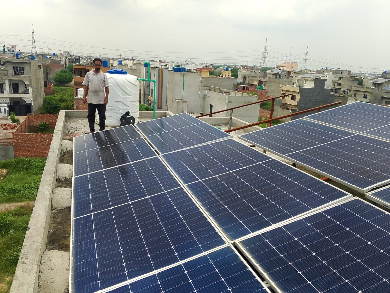 10kW On Grid Solar System Installation in Wapda Town, Lahore