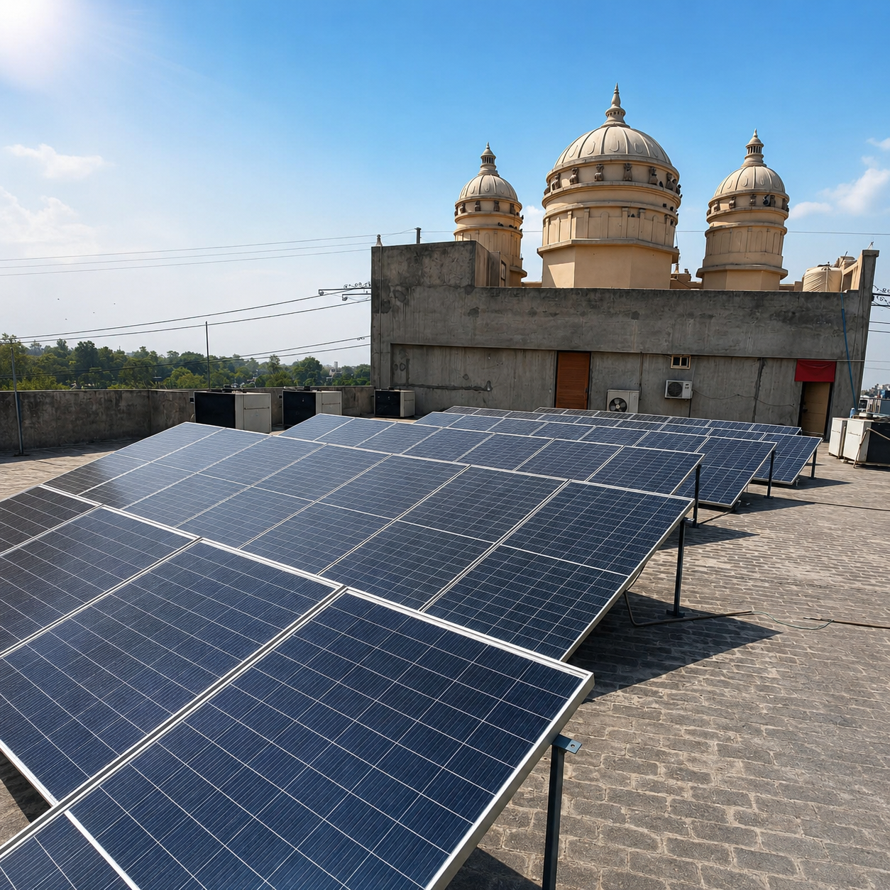 60kW Commercial On Grid Solar System Installation at Mughal e Azam Banquet Hall, Lahore