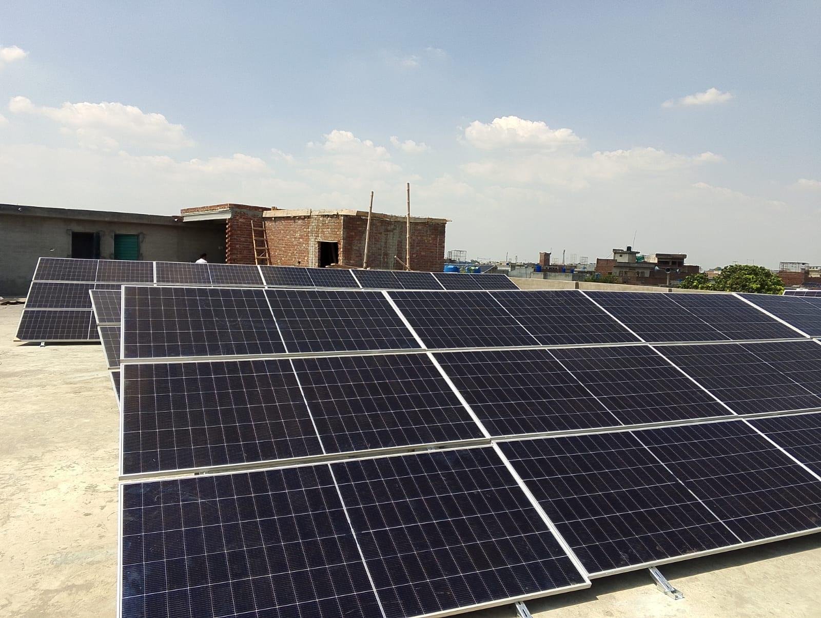 28kW Hybrid and On Grid Solar System Installation in Green Acre Society, Lahore